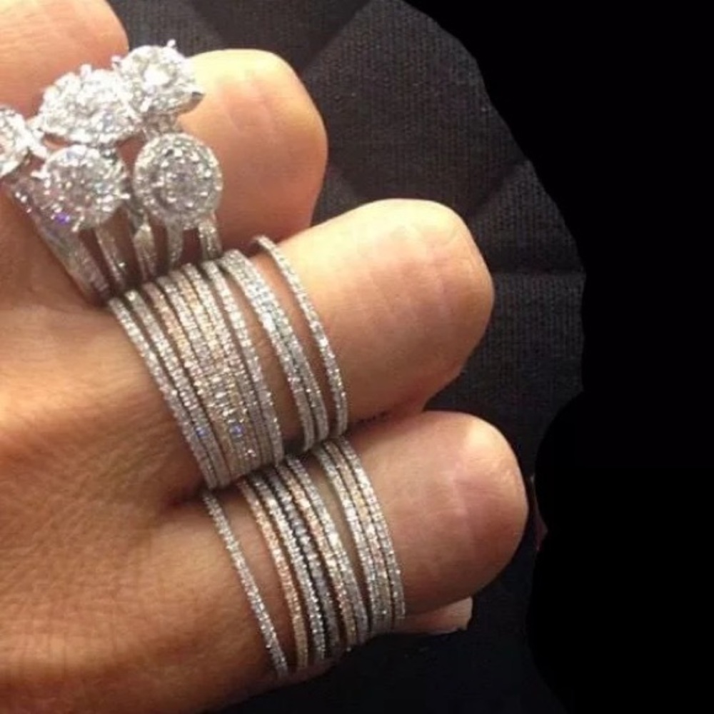 925 Eternity Band size 9